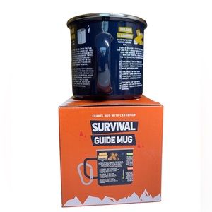 Gift Republic Survival Guide Enamel Mug - Thumbnail 4